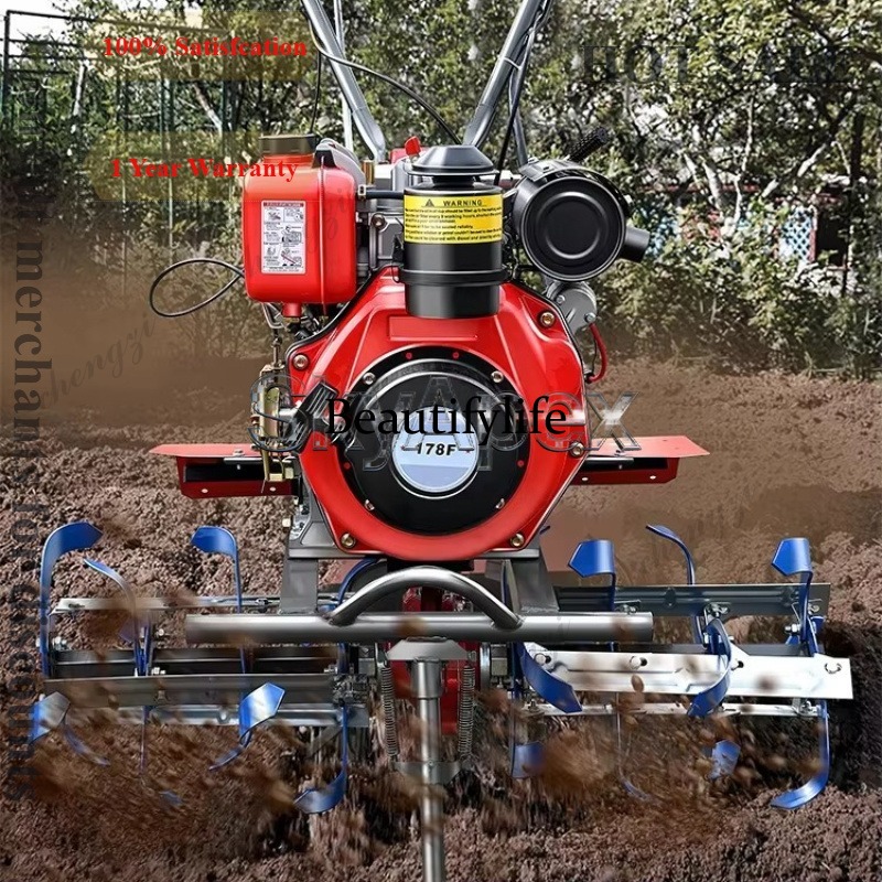 Farming Equipment For Agriculture - M81 New Mini Rotary Tiller Household