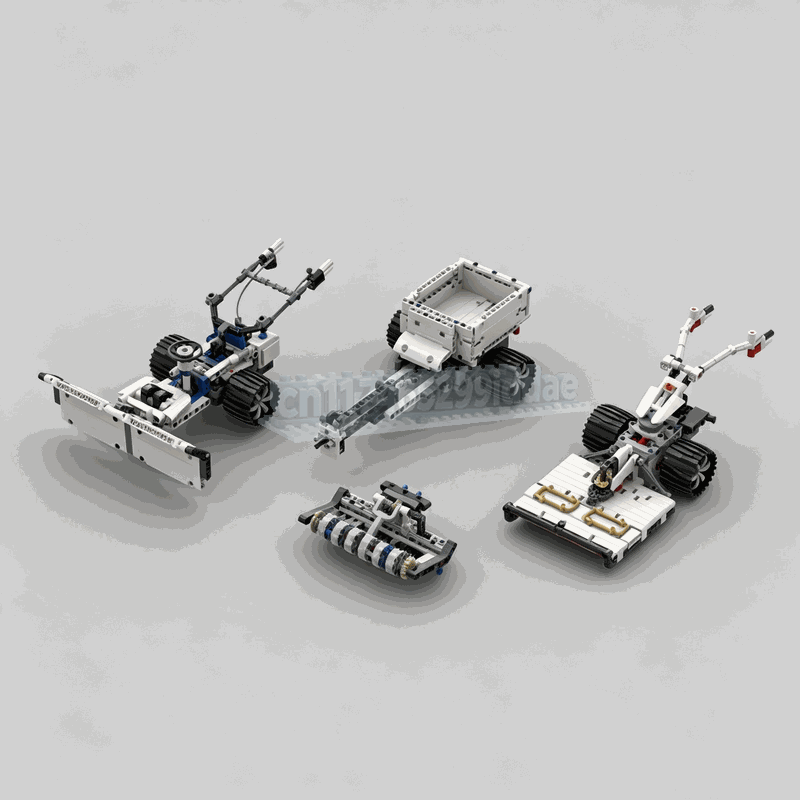 1021Parts MOC Dual Single Axle - Farming Agriculture Model review and price