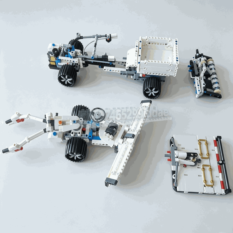 1021Parts MOC Dual Single Axle - Farming Agriculture Model review and price