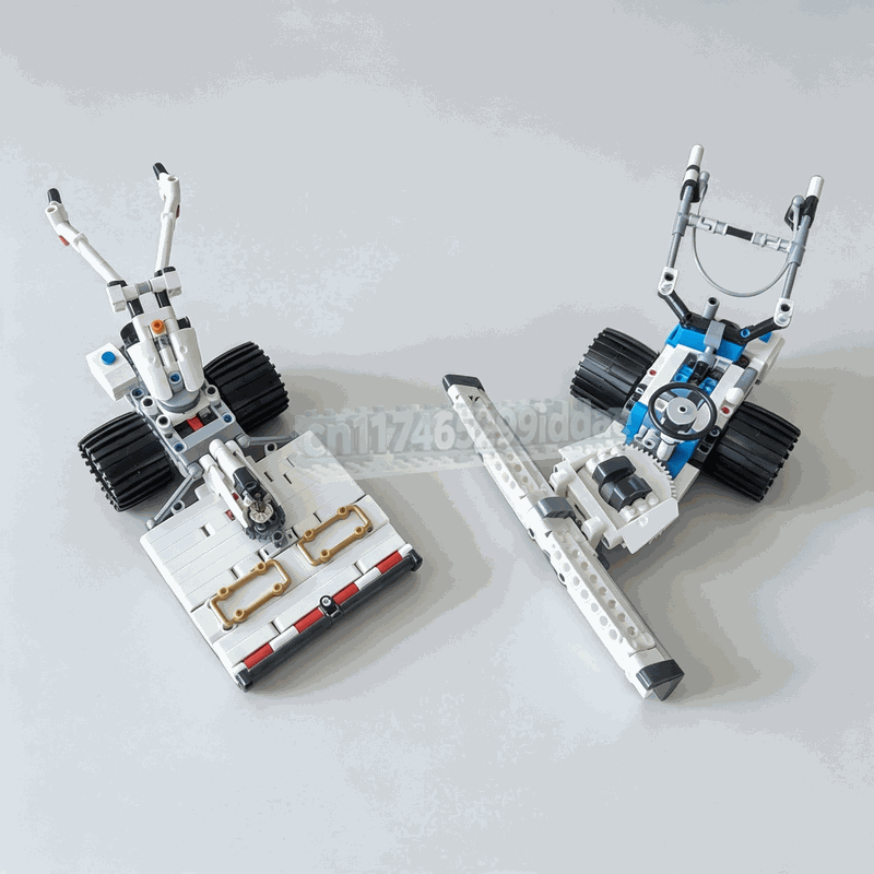 1021Parts MOC Dual Single Axle - Farming Agriculture Model review and price