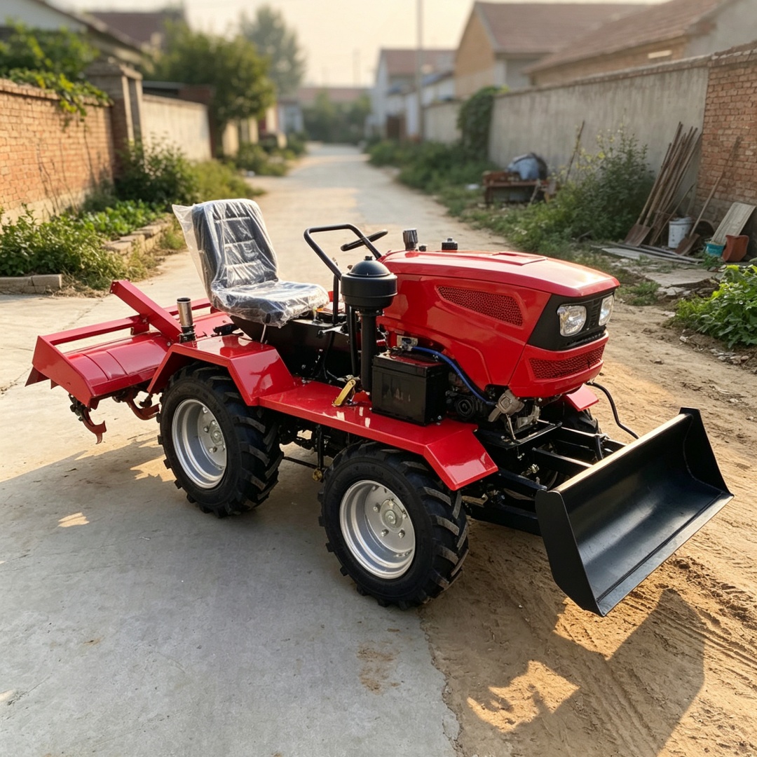 Customized 4‑Wheel 4WD Tiller‑ - Agriculture Farming Types review and price