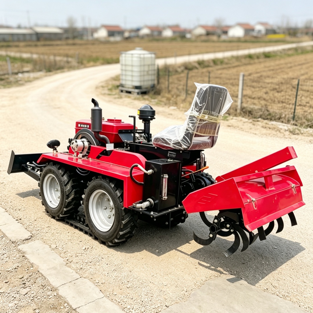 Customized 4‑Wheel 4WD Tiller‑ - Agriculture Farming Types review and price