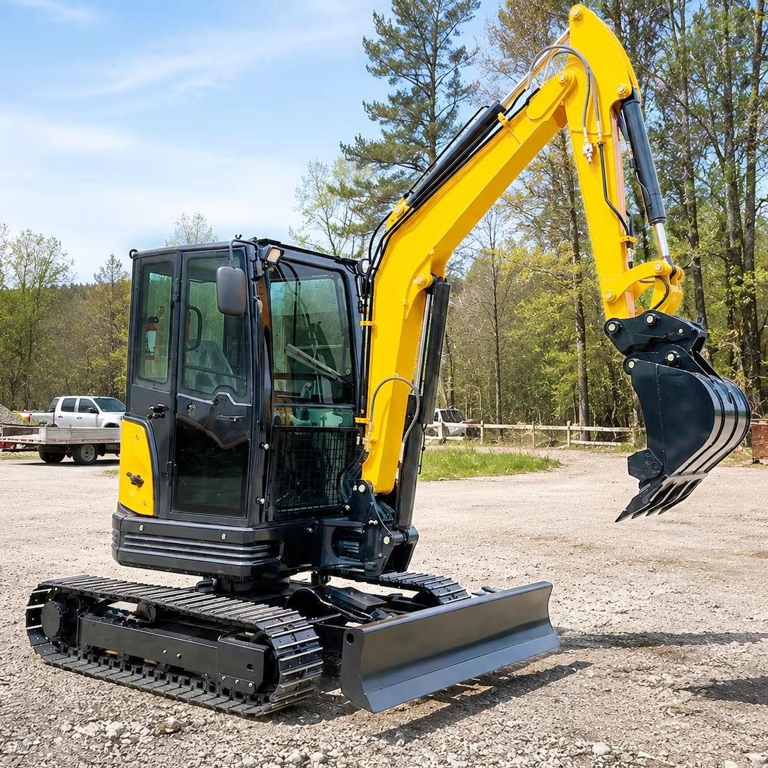 Custom Mini Excavator 3.5 Ton  - Agriculture Farming Types review and price