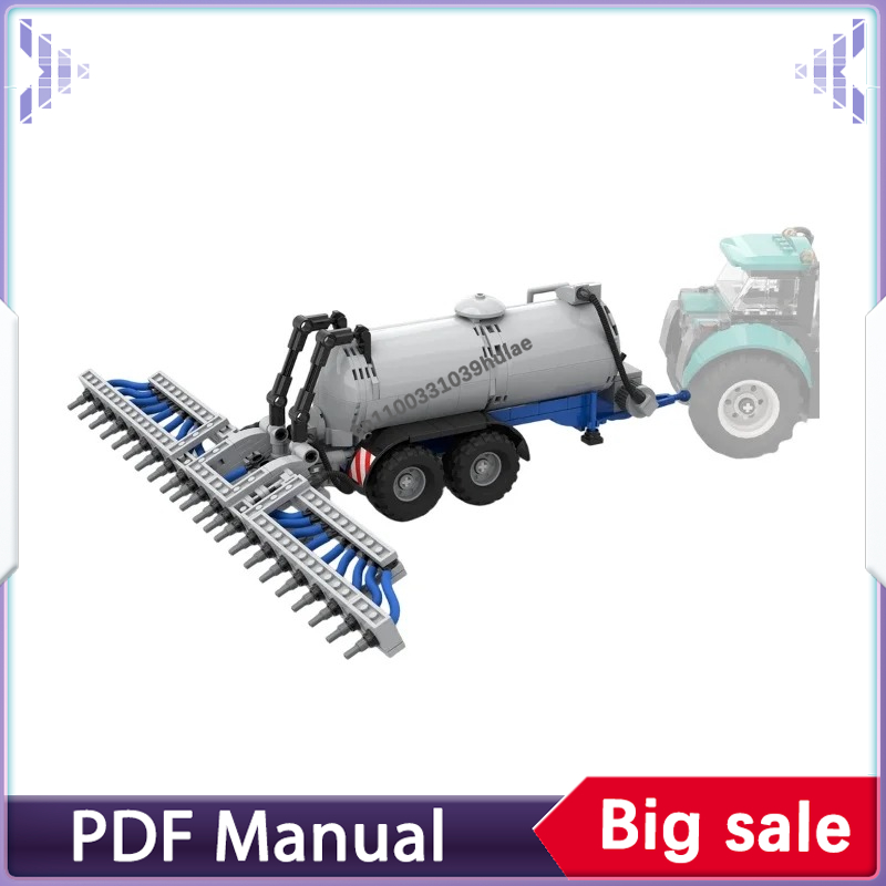 Urban City Tractor MOC Buildin - Farming Agriculture Model review and price