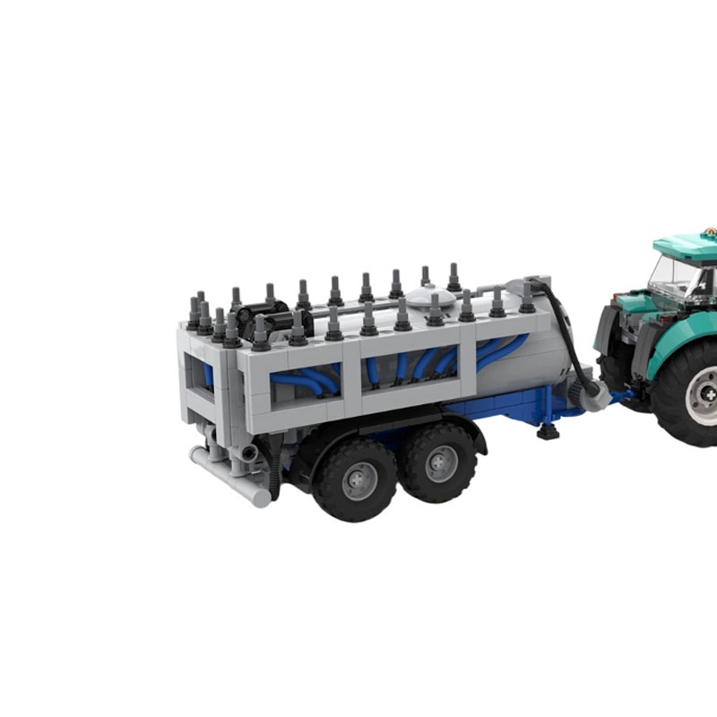 City Tractor MOC Building Bloc - Farming Agriculture Model review and price