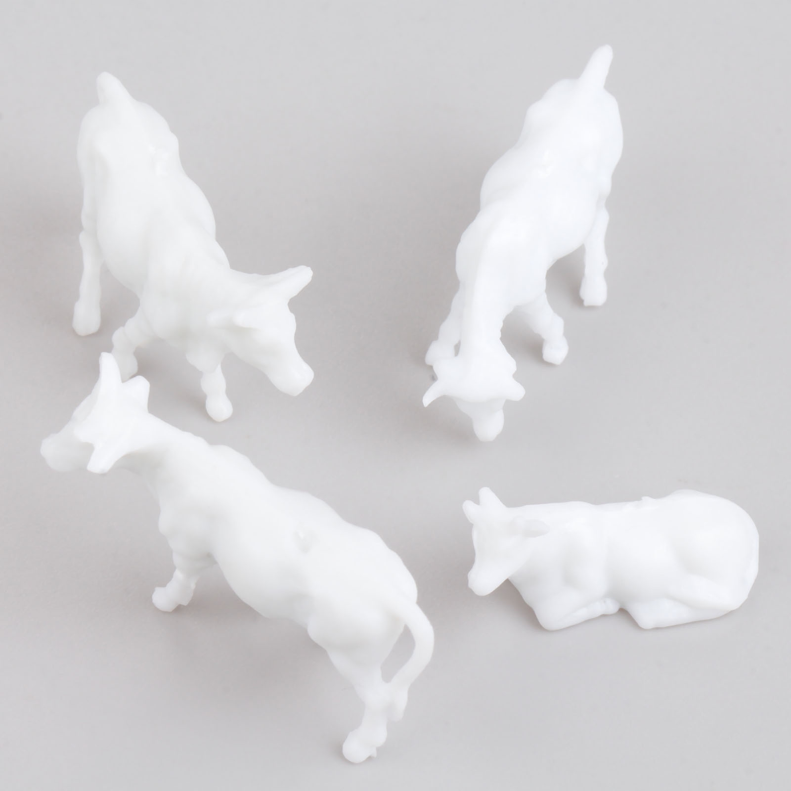 100pcs White Model Cows Scale  - Farming Agriculture Model review and price