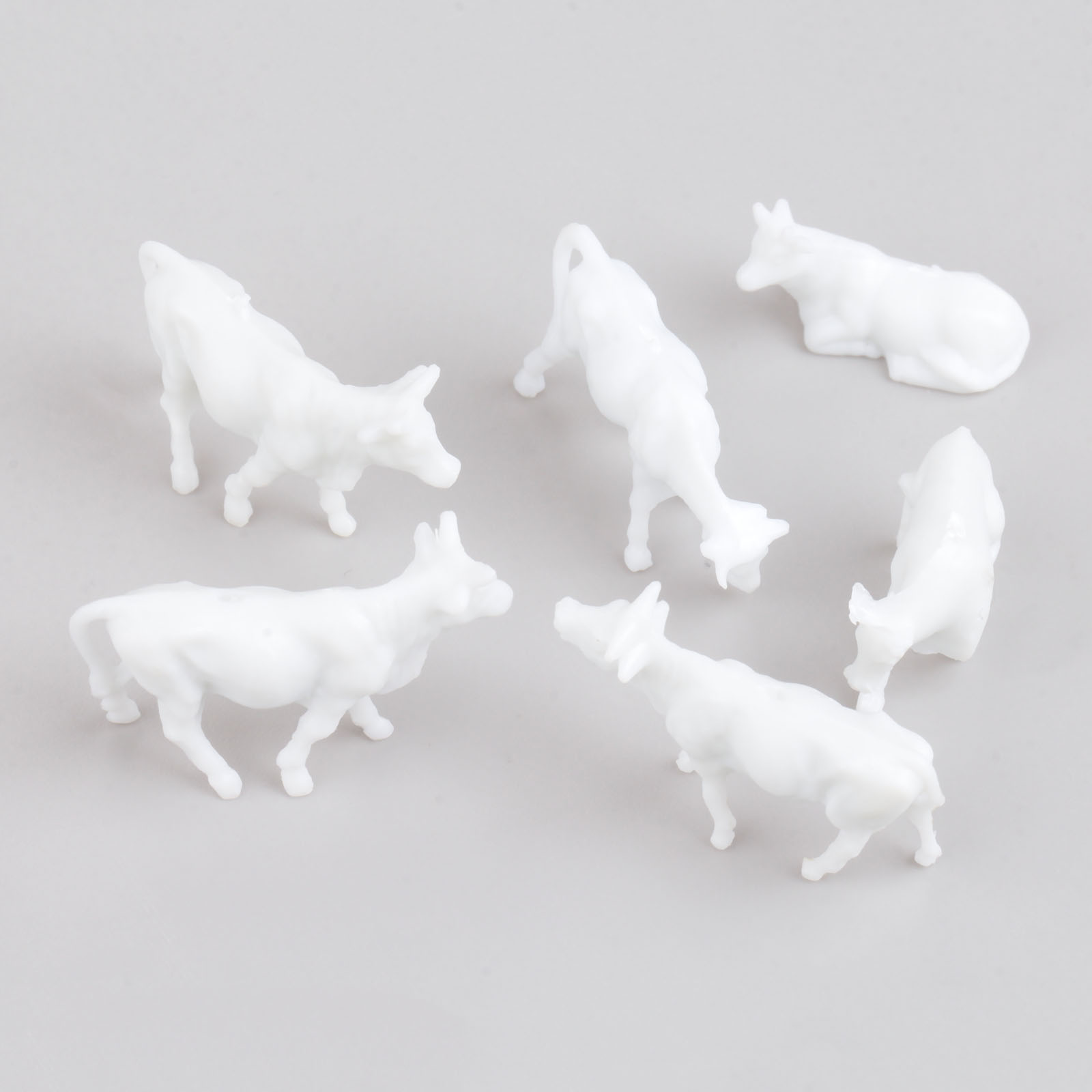 100pcs White Model Cows Scale  - Farming Agriculture Model review and price