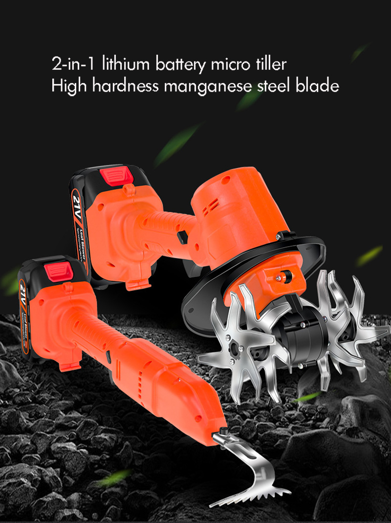 Cordless Electric Tiller 1.5Ah - Farming Equipment For Agriculture review and price