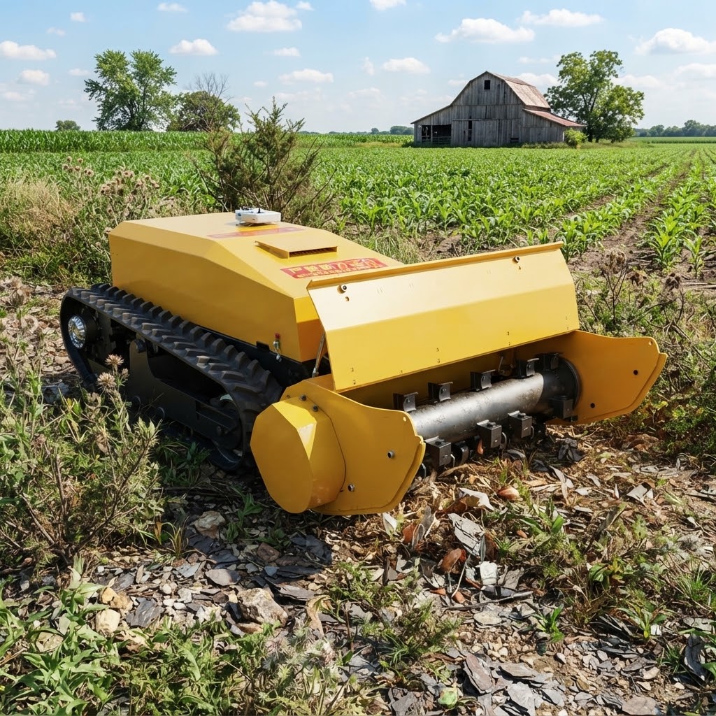 Smart remote control lawn mowe - Agriculture Farming Robot review and price